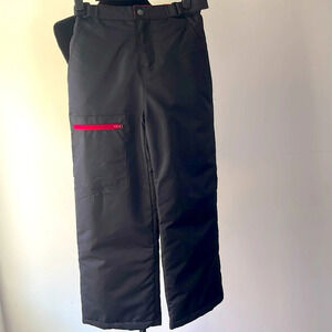 Swiss Tech Black Snow Pants Youth Size 8